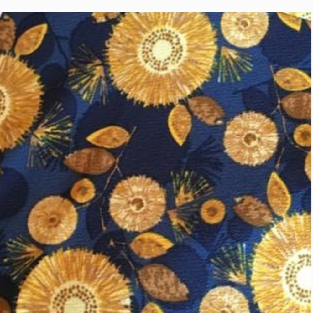 Sunflowers Azure Lularoe Skirt Medium - Picture 2 of 3
